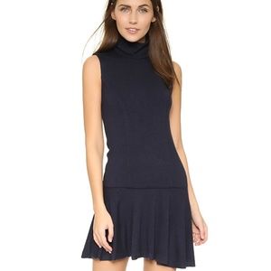 Alice & Olivia NWT Glenn Turtleneck Dress Navy 0